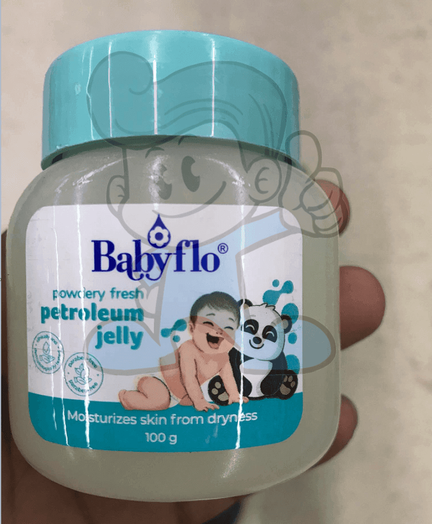 Babyflo Petroleum Jelly Powdery Scent (2 X 100G) Mother & Baby