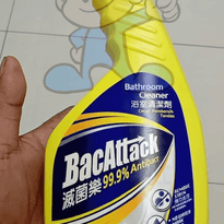 Bacattack Bathroom Cleaner Lemon (2 X 500 Ml) Household Supplies