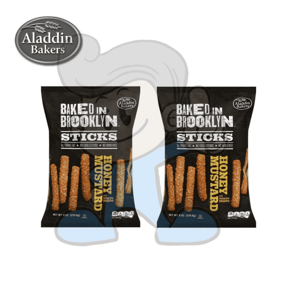 Baked In Brooklyn Snack Sticks Honey Mustard (2 X 8Oz) Groceries