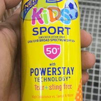 Banana Boat Kids Sport Sunscreen Lotion Spray Spf 50 170G Beauty