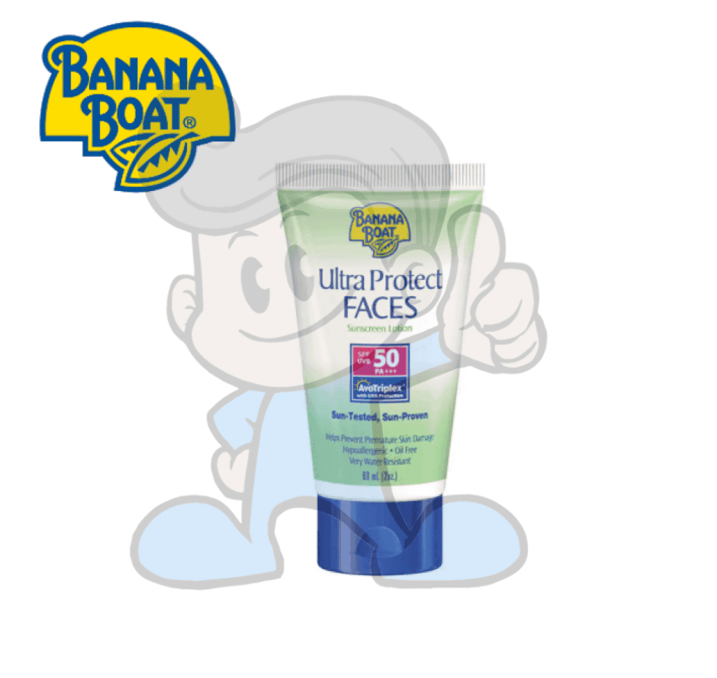 Banana Boat Ultra Protect Faces Spf50 Sunscreen Lotion 60Ml Beauty