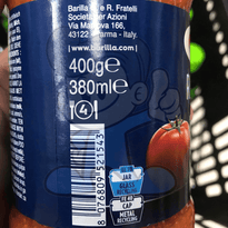 Barilla Ricotta Pasta Sauce With Italian Tomato (2 X 400G) Groceries