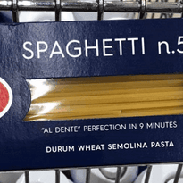 Barilla Spaghetti Durum Wheat Semolina Pasta N.5 (2 X 500 G) Groceries