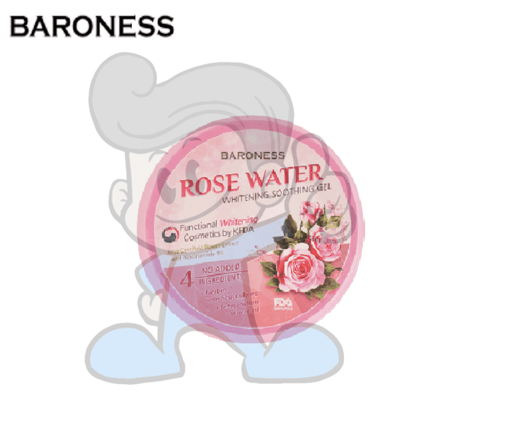 Baroness Rose Water Whitening Soothing Gel 300Ml Beauty