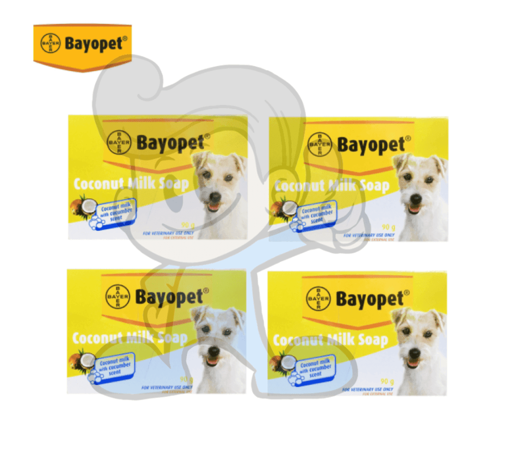 Bayopet Coconut Milk Soap (4 X 90G) Pet Supplies