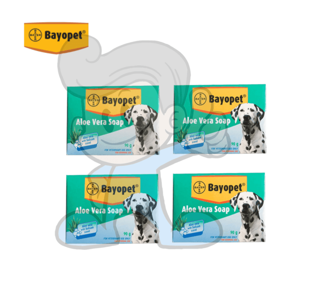 Bayopet Organic Dog Soap Aloe Vera (4 X 90G) Pet Supplies