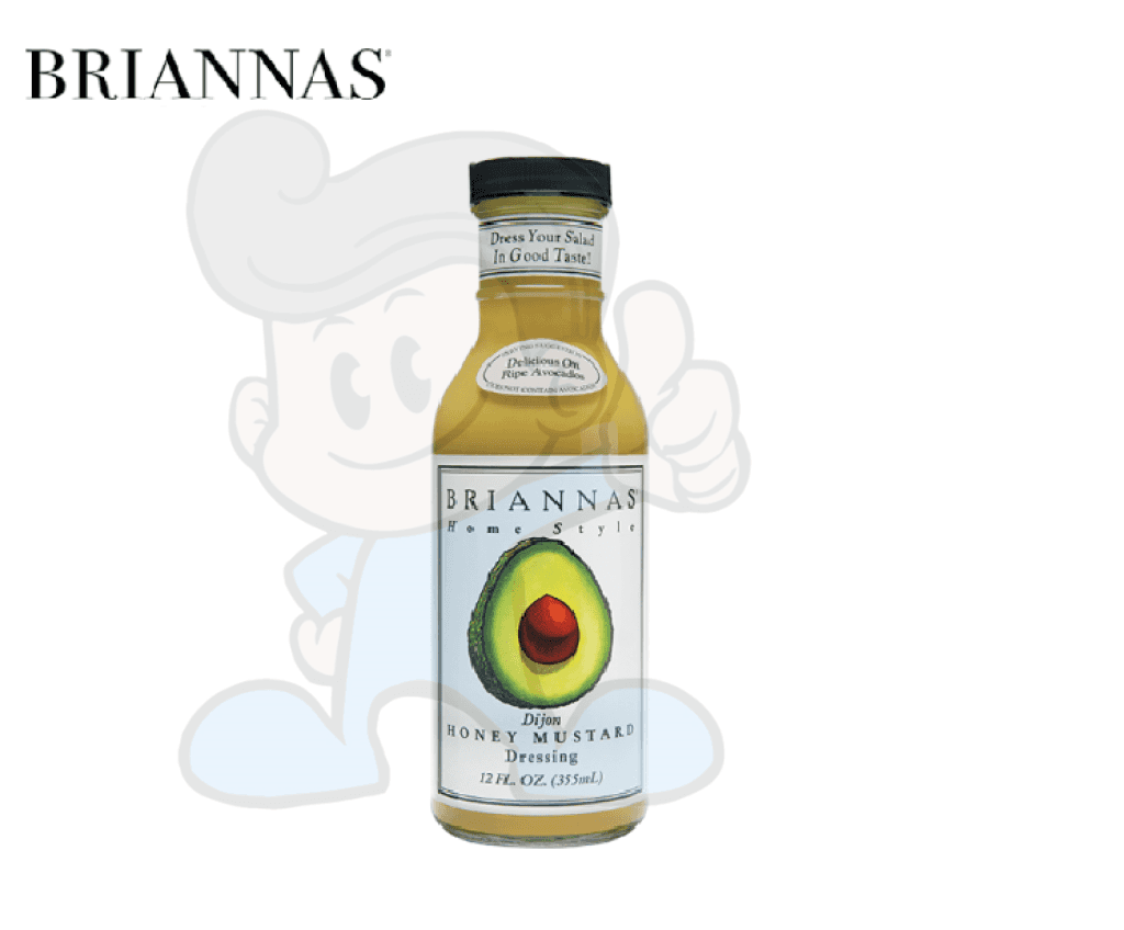 Briannas Home Style Dijon Honey Mustard Dressing 355mL