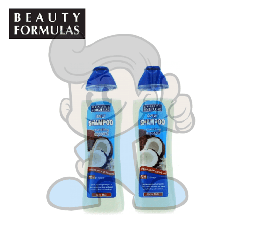 Beauty Formulas Daily Shampoo Nourishing Coconut Extra Rich (2 X 750 Ml)