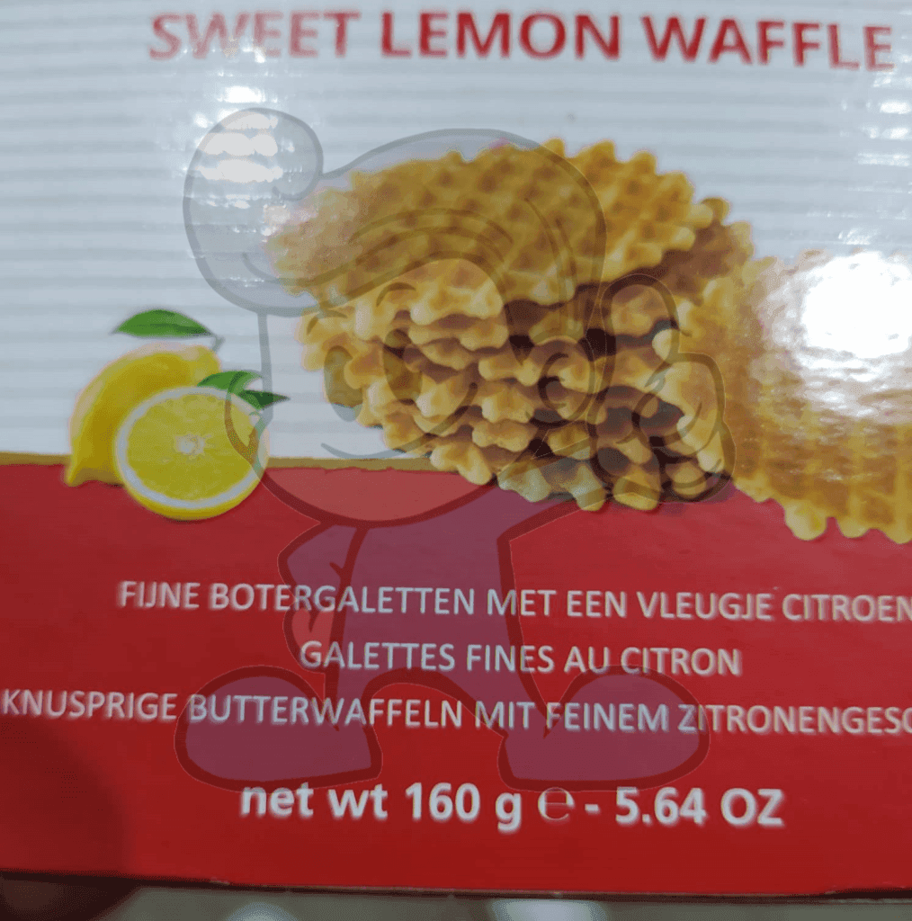 Belgian Butters Sweet Lemon Waffle (2 X 160G) Groceries