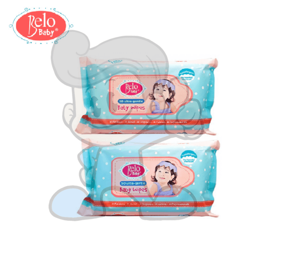 Belo Baby Ultra-Gentle Wipes (2 X 50S) Mother &