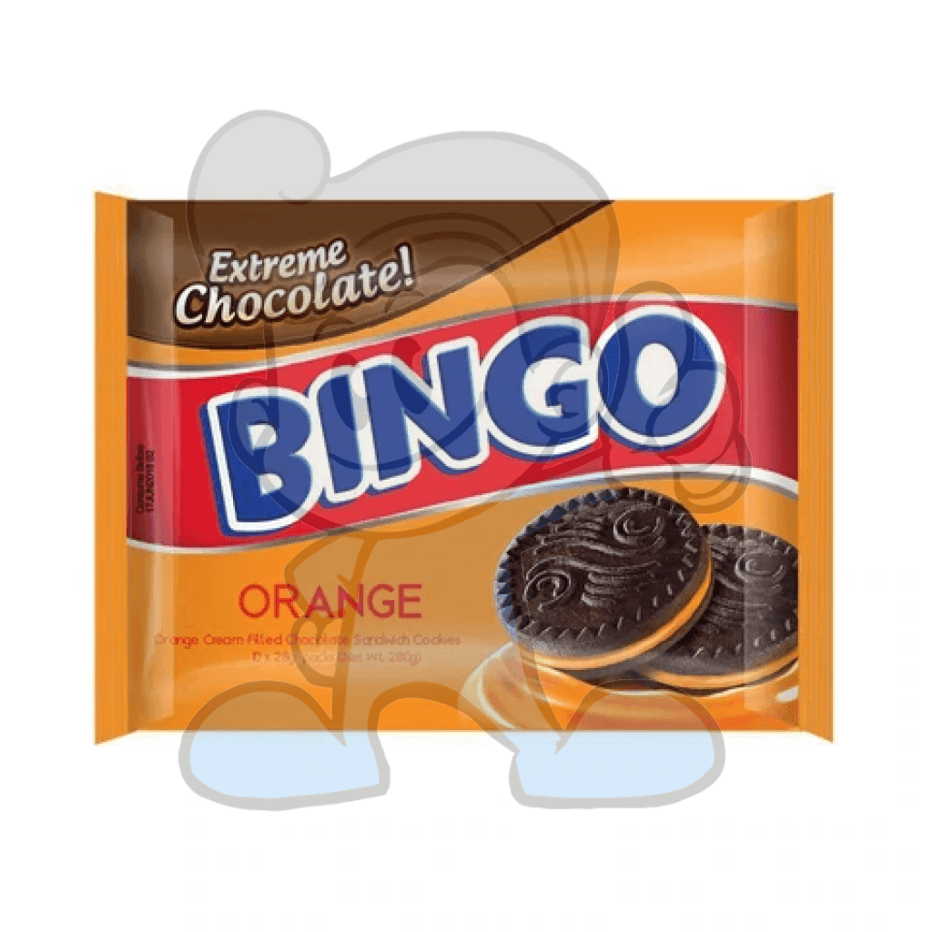 Bingo Cookie Chocolate Orange Pack Of 4 (4 X 280G) Groceries