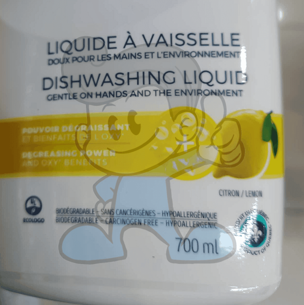 Biovert Dishwashing Liquid Lemon 700Ml Household Supplies