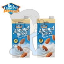 Blue Diamond Almond Breeze Milk Vanilla (2 X 946Ml) Groceries