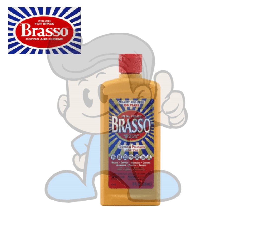 Brasso Metal Polish 235Ml Household Supplies