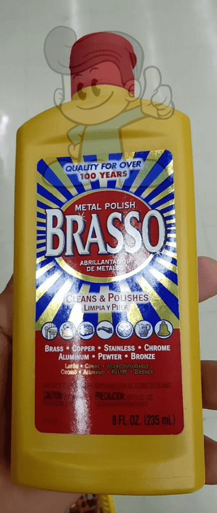 Brasso Metal Polish 235Ml Household Supplies