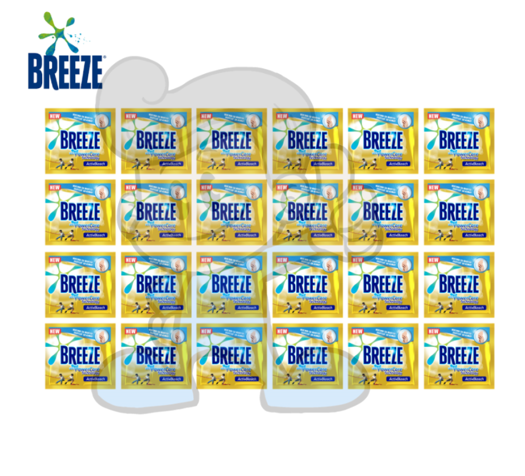 Breeze Activbleach Powder Detergent (24 X 70G) Household Supplies