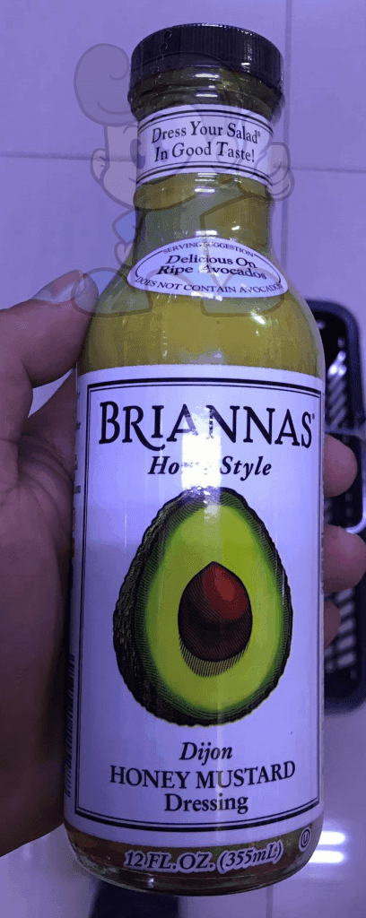 Briannas Home Style Dijon Honey Mustard Dressing 355Ml Groceries