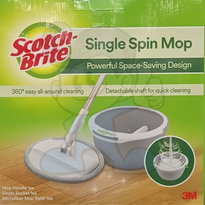 Scotch-Brite Single Spin Mop 360° Easy All-Around Cleaning