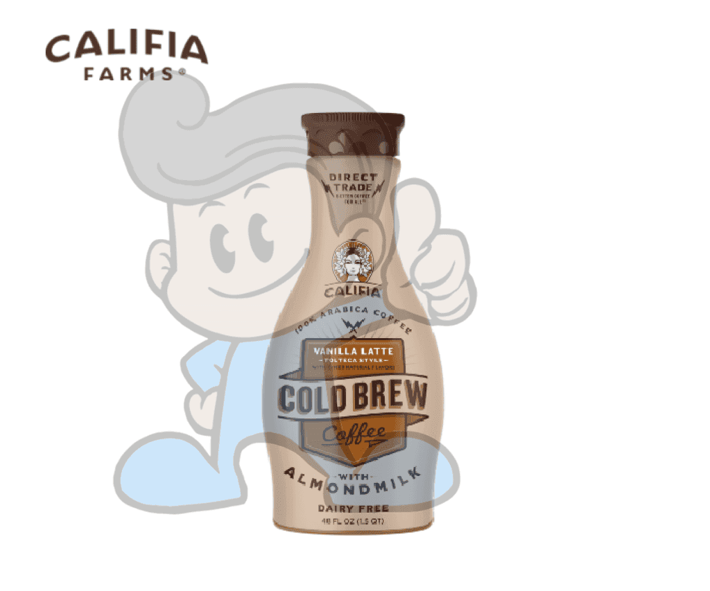 Califia 100% Arabica Coffee Vanilla Latte Cold Brew With Almond Milk 48Oz Groceries