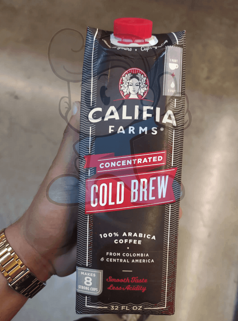 Califia Farms Cold Brew Coffee Black Unsweetened Concentrated 32 Oz Groceries