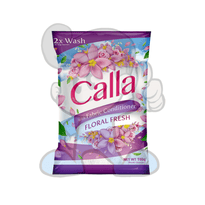 Calla Floral Fresh Powder Detergent W/ Fabcon (24 X 100G) Household Supplies