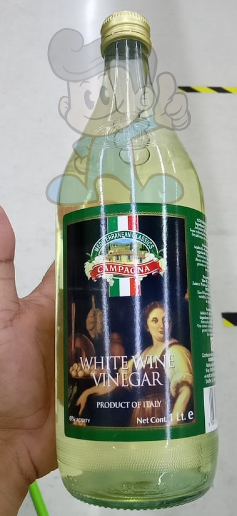 Campagna White Wine Vinegar (2 X 1L) Groceries