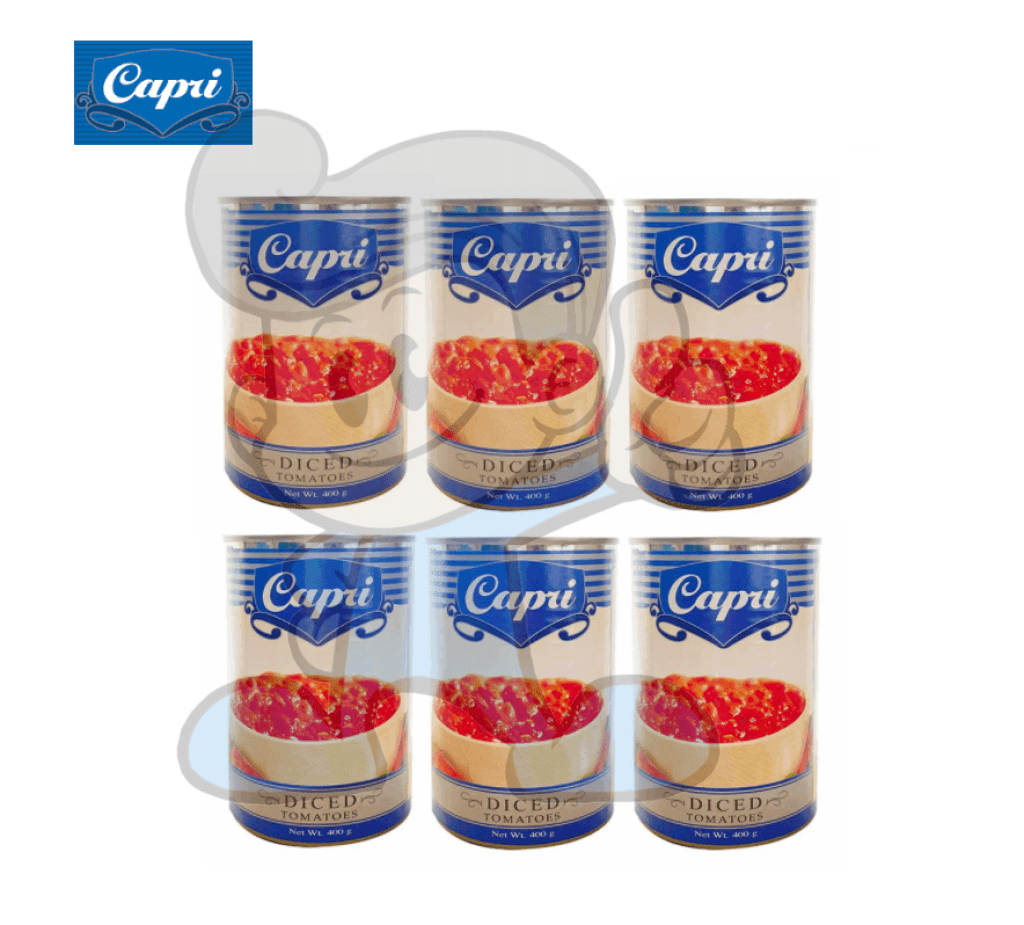 Capri Diced Tomatoes (6 X 400G) Groceries