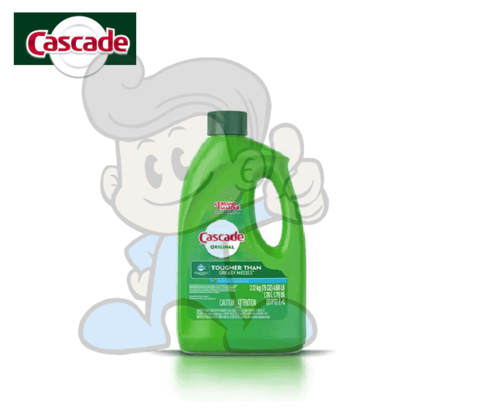 Cascade Fresh Scent Gel Detergent With Dawn 75 Oz. Household Supplies