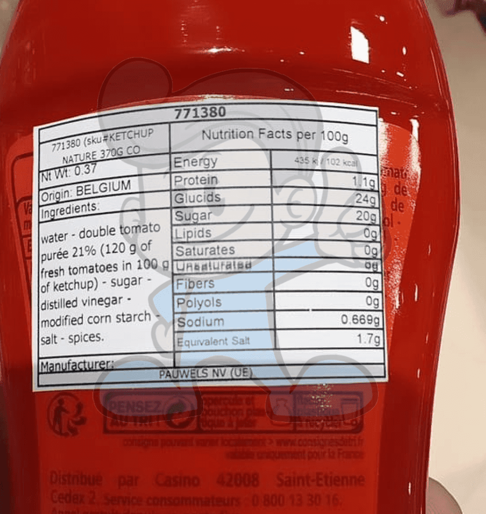 Casino Tomato Ketchup (4 X 370G) Groceries