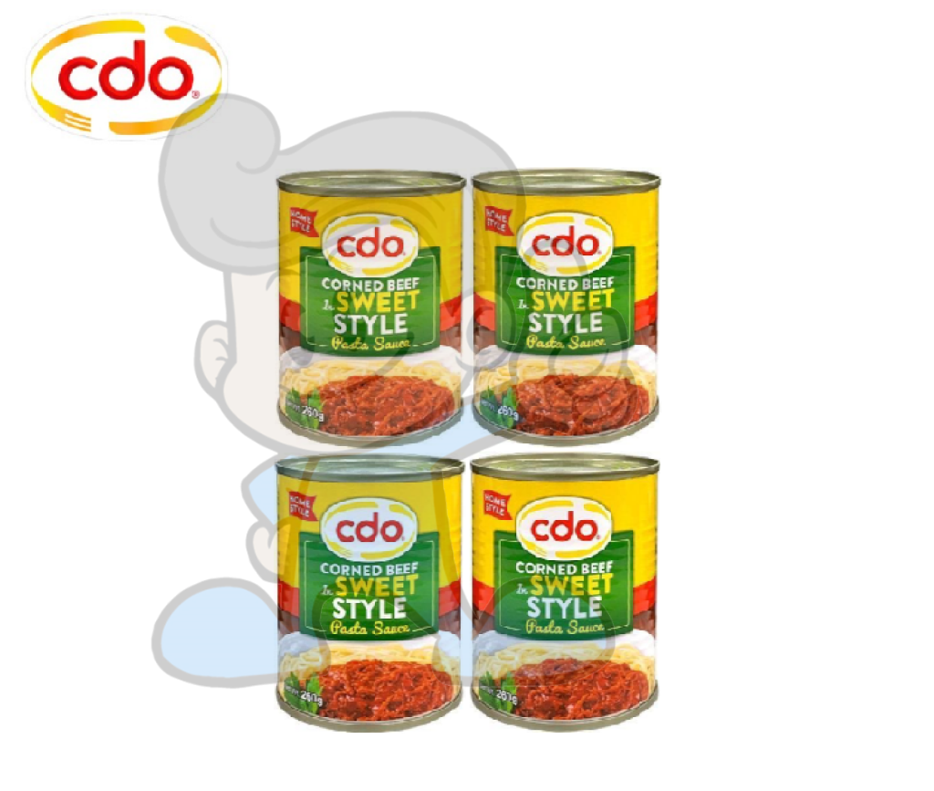 Cdo Corned Beef In Sweet Style Pasta Sauce (4 X 260 G) Groceries