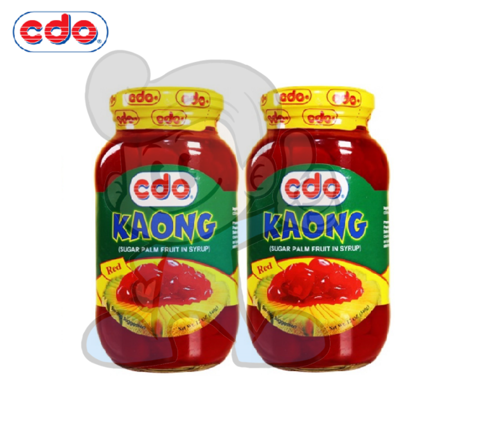 Cdo Red Kaong Sugar Palm Fruit In Syrup (2 X 340 G) Groceries