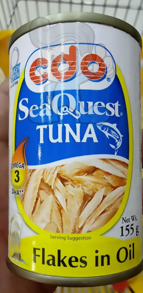 Cdo Seaquest Tuna Flakes In Oil (8 X 155 G) Groceries