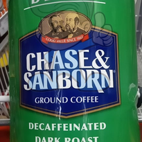 Chase & Sanborn Decaffeinated Dark Roast Ground Coffee 48 Oz. Groceries