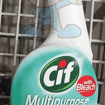 Cif Multipurpose Antibacterial Spray With Bleach Ultrafast (2 X 450 Ml) Household Supplies