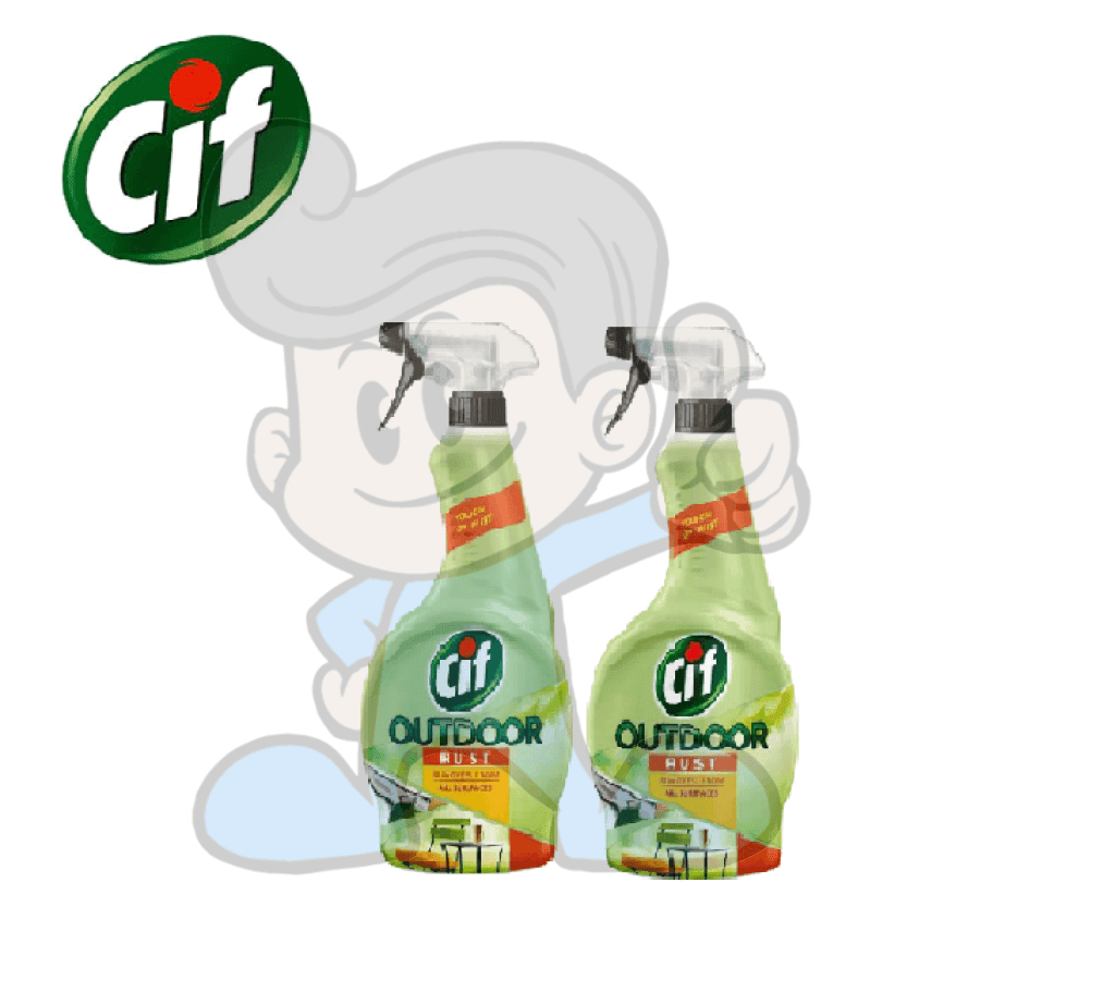 Cif Outdoor Rust Spray (2 X 450 Ml) Household Supplies