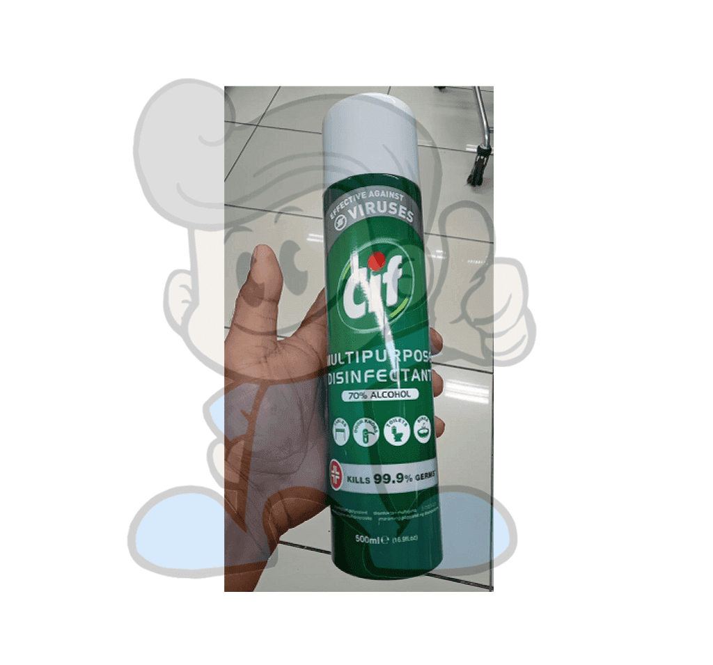 Cif Pro Multipurpose Disinfectant Spray 500Ml Household Supplies