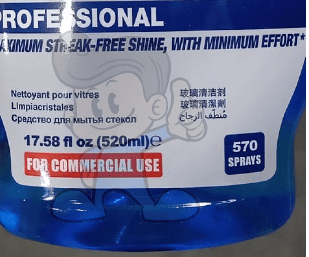 Cif Professional Glass Cleaner (2 X 520Ml) Household Supplies