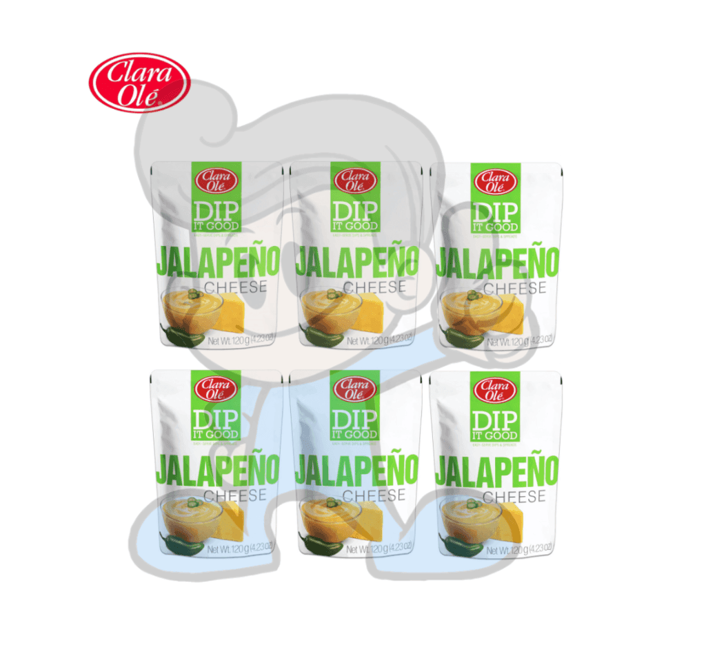 Clara Ole Dip It Good Jalapeno Cheese (6 X 4.23Oz) Groceries