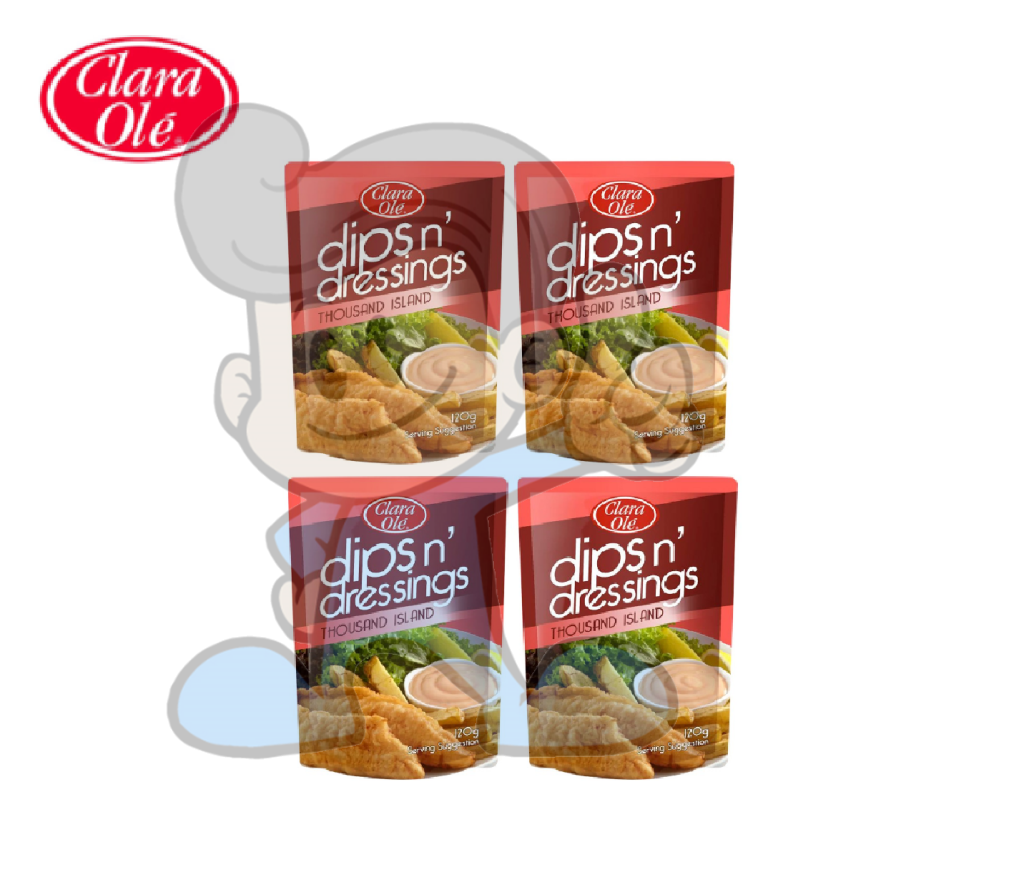 Clara Ole Dips N Dressings Thousand Island (4 X 120 G) Groceries