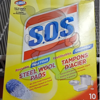 Clorox S.o.s Steel Wool Pads (2 X 10S) Household Supplies