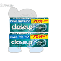 Closeup Value Twin Pack Soothing Menthol Toothpaste 2S (2 X 191 G) Beauty