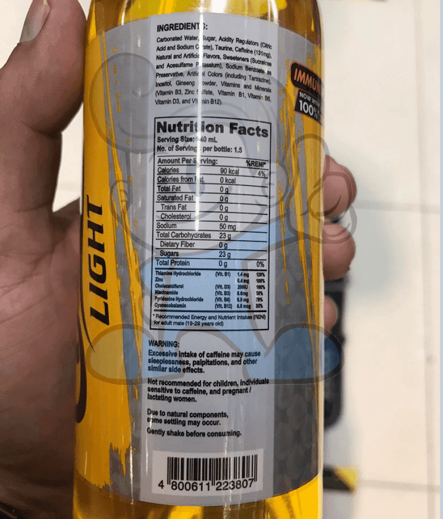 Cobra Light With Immuniplus+ Energy Drink (10 X 350Ml) Groceries