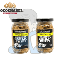 Cocochabel Thinly Sliced Crunchy Garlic Chips (2 X 70G) Groceries