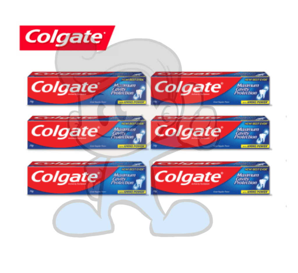 Colgate Triple Action Anti-Cavity Family Toothpaste (6 X 74G) Beauty