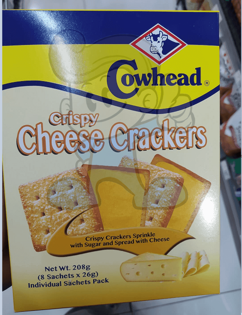 Cowhead Crispy Cheese Crackers (2 X 208G) Groceries