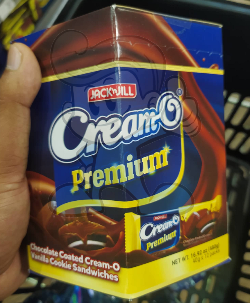 Cream-O Premium Chocolate Coated Vanilla Cookie Sandwich (2 X 480G) Groceries