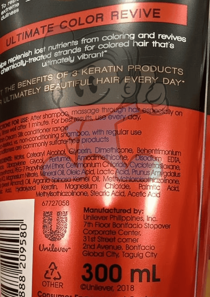 Cream Silk Triple Keratin Rescue Ultimate Color Revive Ultra Conditioner 300 Ml Beauty