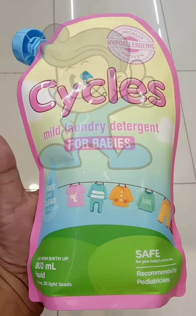 Cycles Mild Laundry Detergent For Babies (2 X 800 Ml) Mother & Baby