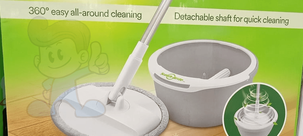 Scotch-Brite Single Spin Mop 360° Easy All-Around Cleaning