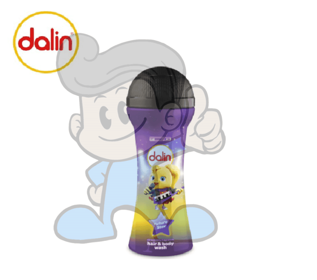 Dalin Kids Microphone Hair & Body Wash Strawberry Fragrance 300Ml Mother Baby